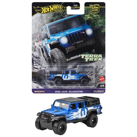 Jual Hot Wheels Premium Terra Track Jeep Gladiator Mopar Biru