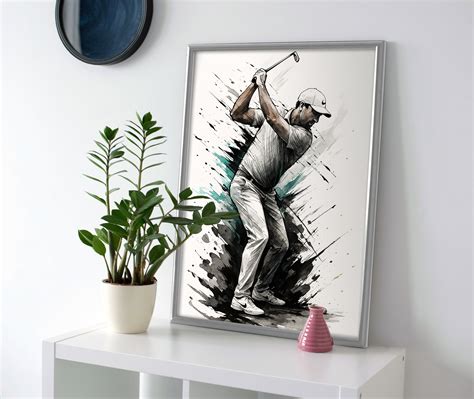 Scottie Scheffler Golf Poster or Canvas Wall Art - Walmart.com
