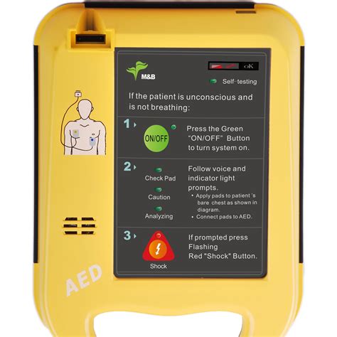 Portable Automated External Aed With Lock Out Protection To Prevent