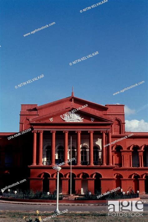 Exterior of karnataka high court building, Bangalore, Karnataka, India, Asia, Stock Photo ...