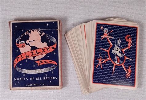 Vintage Nude Playing Cards Models Of All Nations Full Deck W Joker In