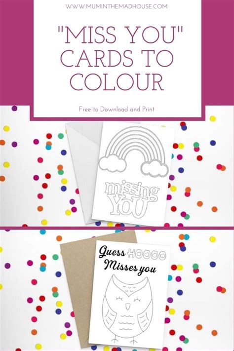 We Will Miss You Card Printable