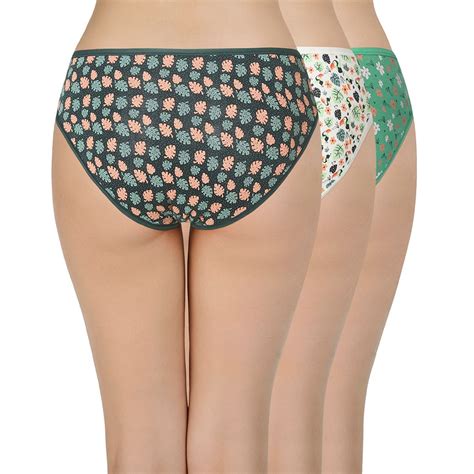 Buy Amante Printed Low Rise Bikini Panties Pack Of 3 Online