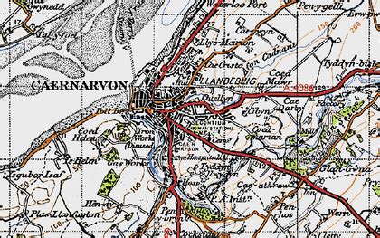 caernarfon  maps books memories francis frith