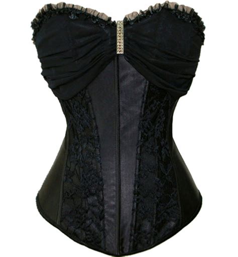 Pleated Veil Rhinestone Corset N