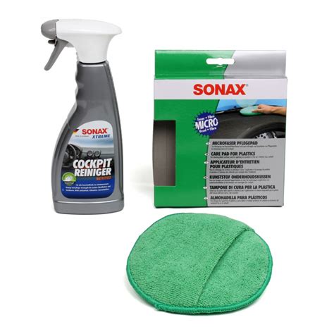 Set Sonax Xtreme Cockpit Cleaner Matt Finish Solutie Curatat Bord Efect