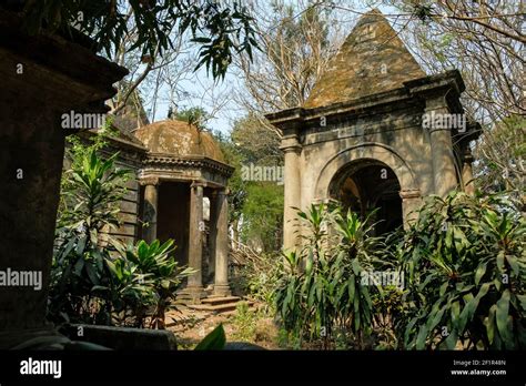 Kolkata India February 2021 Views Of The South Park Street Cemetery