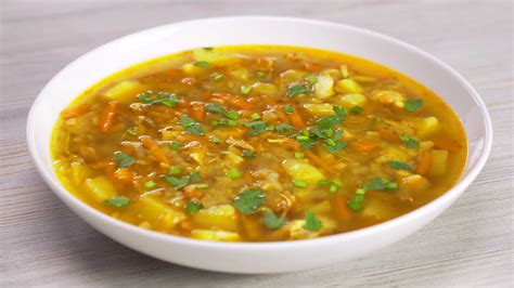 Гречневый суп с курицей. Рецепт от Всегда Вкусно!
