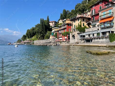 Colourful Amazing Facades Of Italy Buildings In The Lake River Sea