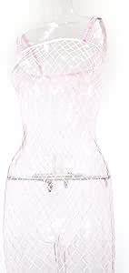 Amazon chu U chu Lingerie Collection フィッシュネットボディストッキング FBS 004 ベビーピンク スケスケ セクシーランジェリー chu U