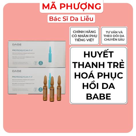 Huy T Thanh Tr Ho Ph C H I Da Babe B Sung Collagen Hyaluronic Ampoules Proteoglycan F F