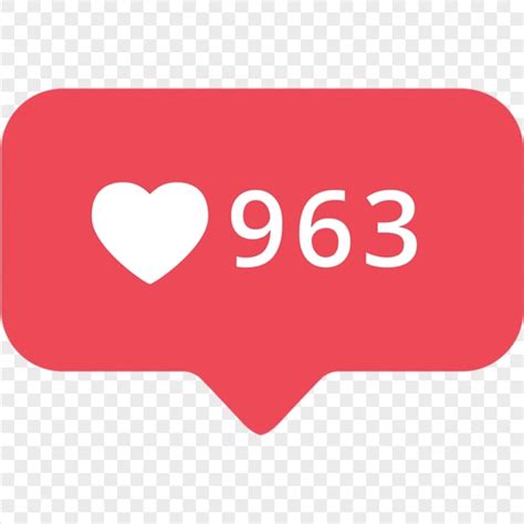 Instagram Likes Red Notification Icon Citypng