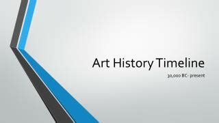 Art History Timeline Powerpoint