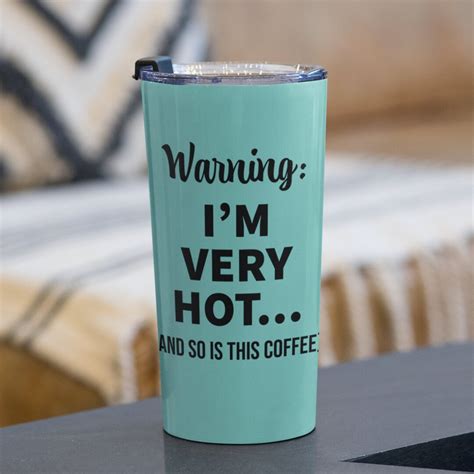 Warning Im Very Hot Funny Cute Jewelry Blue Stainless Etsy