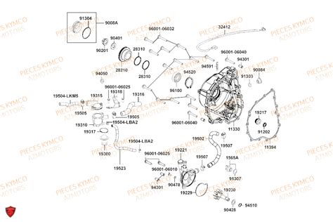 CARTER DROIT pièces KYMCO neuves Pièces MXU 700I IRS 4T T3B LAADQF