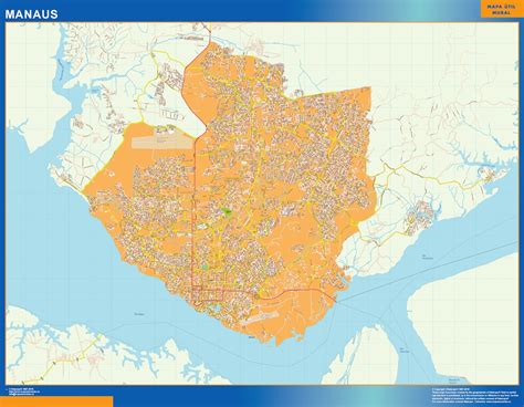 Mapa Manaus Mapas México y Latinoamerica