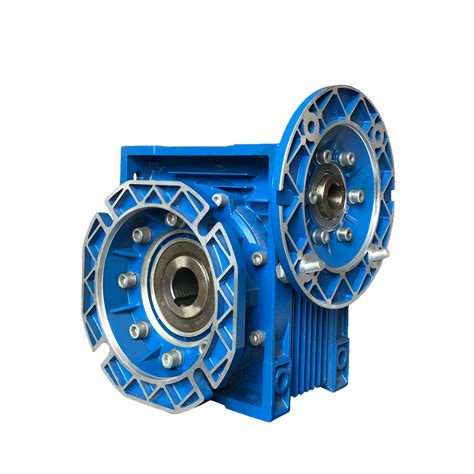 Nmrv Hollow Shaft Output Flange Worm Gear Reduction Gearbox With Iec