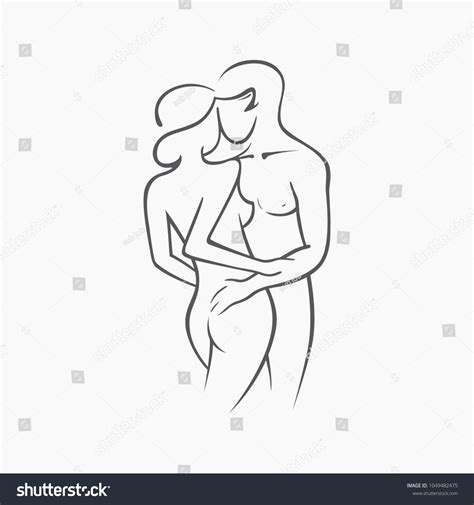 Naked Couple Silhouette Images Stock Photos Vectors Shutterstock