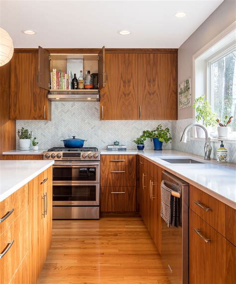 Walnut Slab Kitchen — Simpson Cabinetry