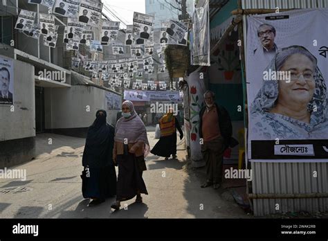 Dhaka Dhaka Bangladesh 5th Jan 2024 Posters Of The Election