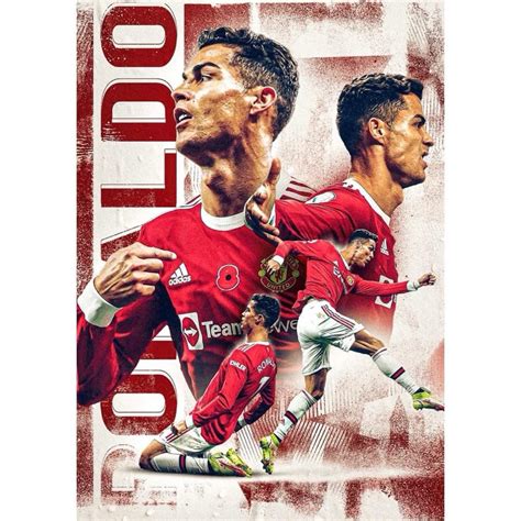 Adesivo Para Capa De Caderno Escolar Futebol Cristiano Ronaldo Shopee