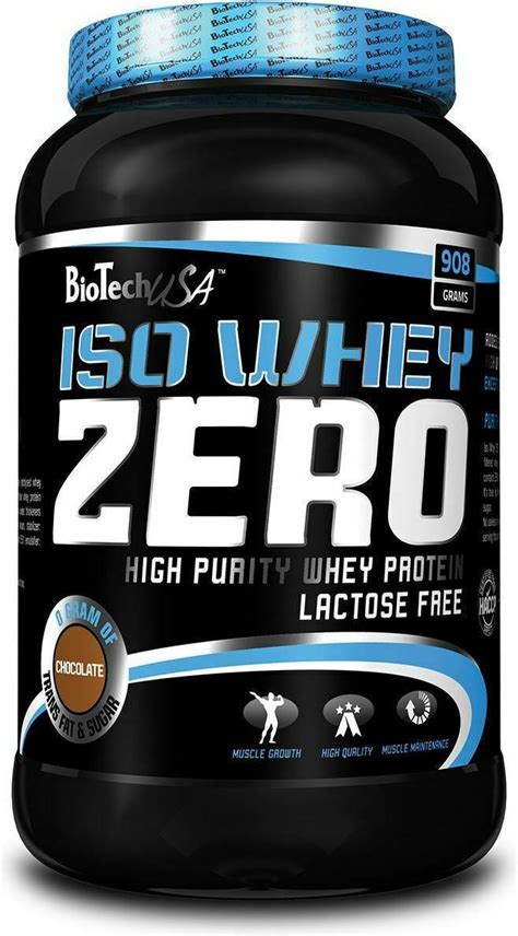 Biotech USA Iso Whey Zero Πρωτεΐνη Ορού Γάλακτος Χωρίς Γλουτένη