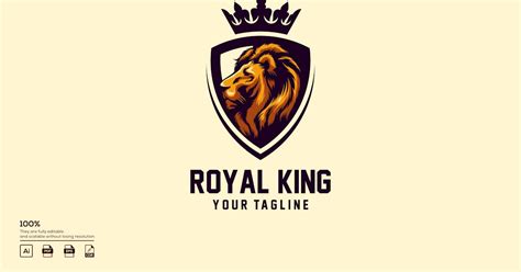 royal king logo, Graphic Templates - Envato Elements