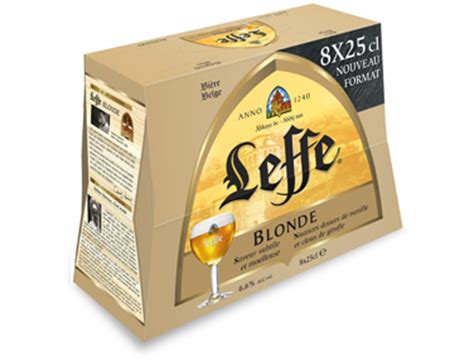 La Leffe Blonde D Sormais En Packs De Alcooclic