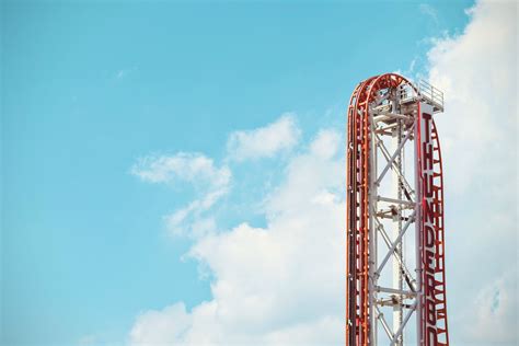 roller coaster, steel, day, amusement park, nature, sky, built