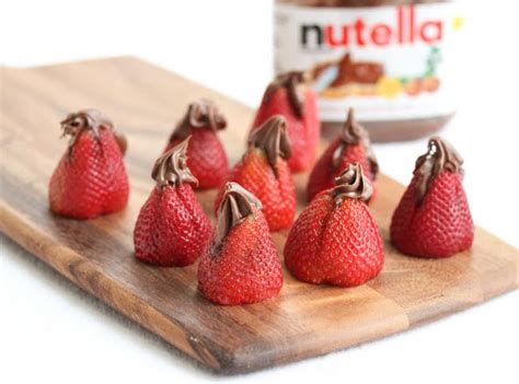 Nutella Stuffed Strawberries Kirbies Cravings
