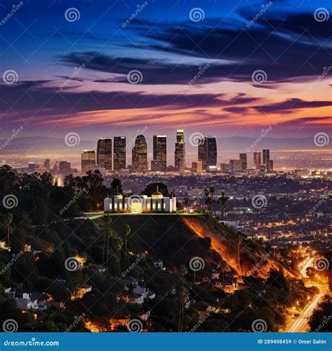 Vibrant Spirit and Diverse Beauty of Los Angeles Stock Illustration ...