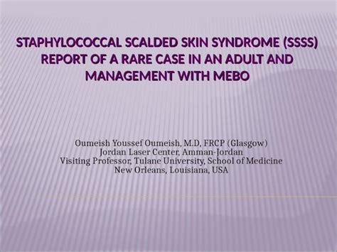 Ppt Staphylococcal Scalded Skin Syndrome Ssss Dokumen Tips