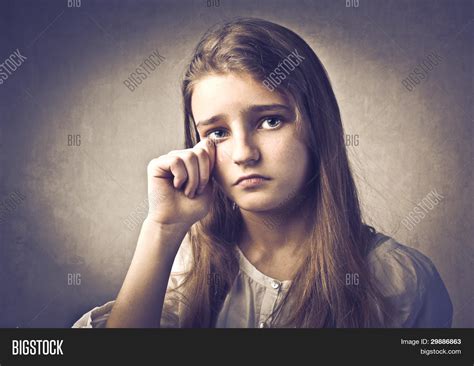 Teenage Girl Sad Image And Photo Free Trial Bigstock