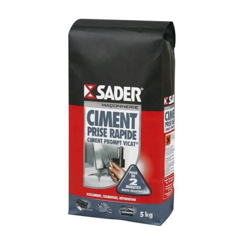 SADER Sac Ciment Prompt Vicat 5kg Cdiscount Bricolage