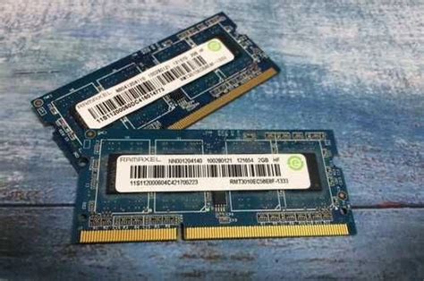 Оперативная память DDR3 sodimm 2GB ramaxel 1333MHz Festima Ru