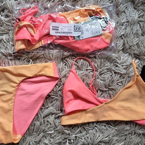 H M bikini strl 158 164 12 14 år NY bikini rosa Köp på Tradera 651256079
