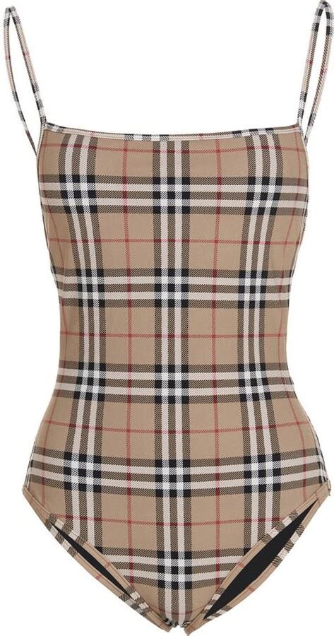 Burberry Delia Swimsuit Shopstyle