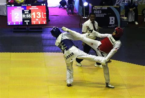 Tambah Emas Taekwondo Jabar Segel Juara Umum Babak Kualifikasi Pon