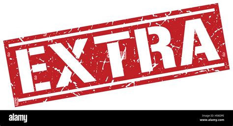 extra square grunge stamp stock vector image art alamy