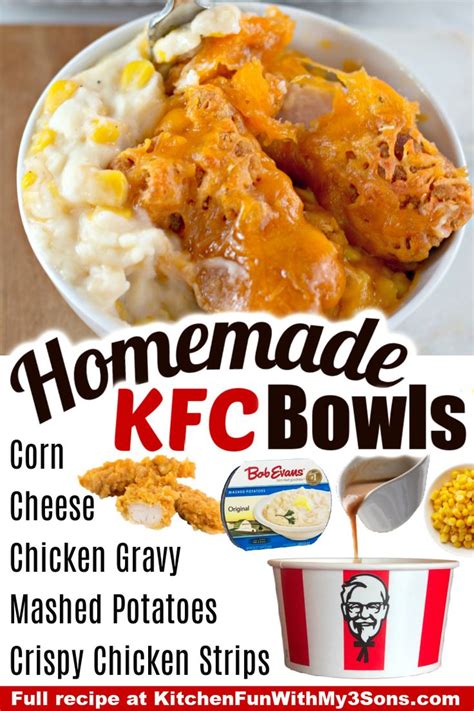 If You Love The Kfc Bowl Then This Delicious Homemade Kfc Bowls Casserole Is Just For You Made