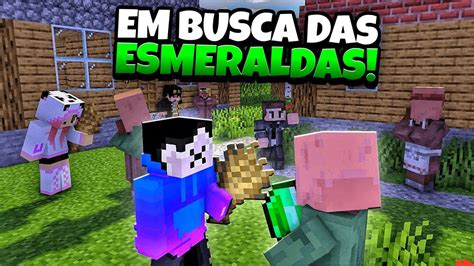 Fazendo Trocas Os Villagers E O Ataque Dos Pillagers Minecraft