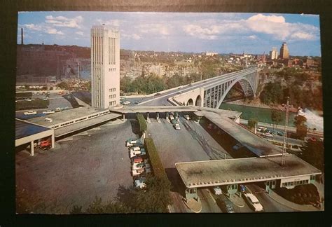 Carillon Tower At Rainbow Bridge Niagara Falls Canada Postcard