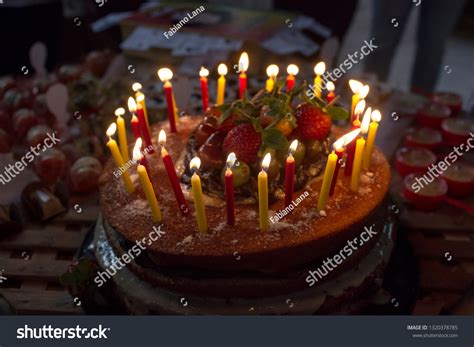 Naked Birthday Cake Stock Photo 1320378785 Shutterstock