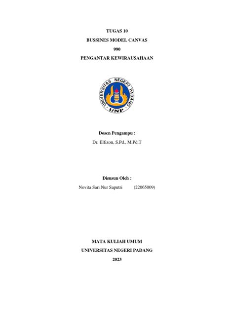 Pengantarkwu 990 Tugas10 22065009 Novita Sari Nur Saputri Pdf
