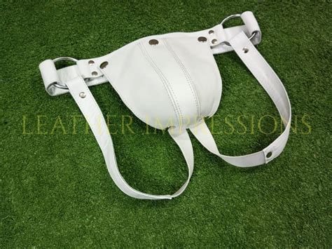 Mens Genuine Leather Jockstrap Gay Sexy Thong Underwear Adult Briefs Jock Strap EBay