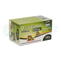 JUTAVIT D3 VITAMIN 3000NE OLÍVA 100DB Herbaház