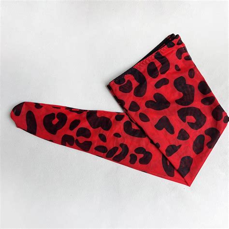 Leopard Lingerie Set With Garter Belts Free Shipping