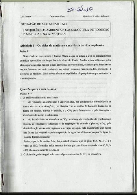 Quimica 2 Ano Ensino Medio - Exercícios De Química 2 Ano Ensino Médio Com Respostas - FDPLEARN