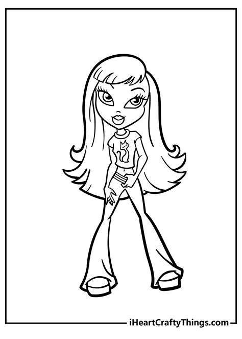 54 Bratz Coloring Pages Bratz The Group Coloring Pages