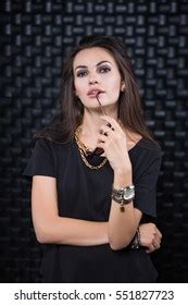 Beautiful Plus Size Nude Model Purple Stock Photo Shutterstock